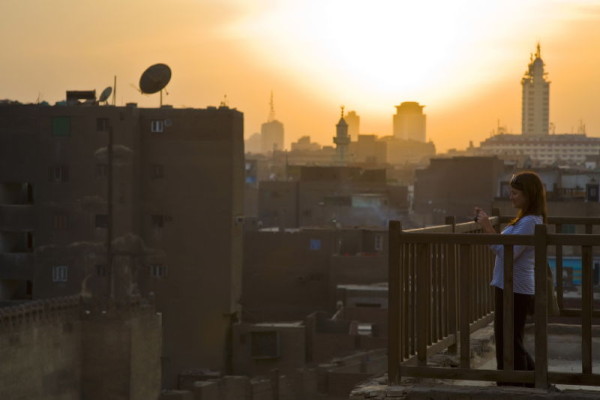 Fotografiando un atardecer en El Cairo